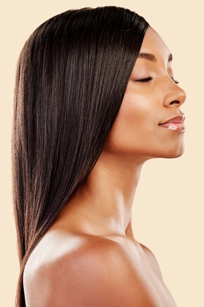 Silk Press at Top afro hairdressers in South London